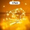 Solar Outdoor Fairy String Lights with 200 LEDs on Flexible Copper Wire